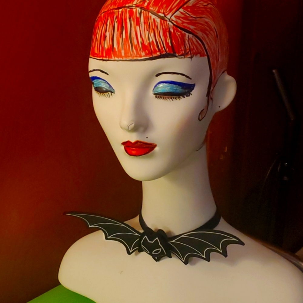 Bat necktie/ headband